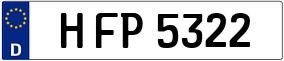 Truck License Plate
